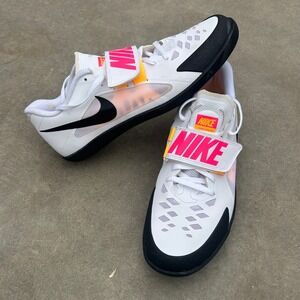 Nike Zoom Rival SD 2 White Pink Blast Track Field Throwing Shoes 685134-102 9.5